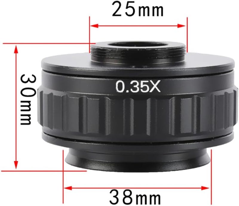 WintopScope 0.35X CTV Microscope Lens Camera Interface Adapters Accessory Mount Lens Adapter for Trinocular Stereo Microscope - Image 2